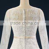 2017 Wedding Dress Mermaid Lace Ball Gowns 3/4 Sleeves Tull Net Wedding Gowns AS41601 thumbnail-4