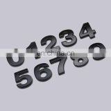 Top Quality Durable Style And 3M Adhesive Type Black Metal Decorative Number Emblem thumbnail-1