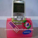 New Fashion Style Customized Soft Pvc Rubber Mobile Phone Holders for Promotion