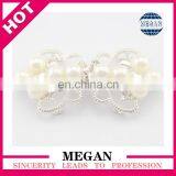 Rhinestone and Pearl Pair Buckle for Wedding Invitation Silk Box thumbnail-1