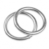 HKS317 Stainless Steel Metal O Rings For Sail Boats & Yachts Highly Polished Round Ring Welded
