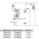 Carbon Brush 12Volt 2KW dc Electric Car Motor thumbnail-5