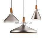 Modern Nordic Industrial Style Wood Top Aluminum Cooper Led Bar Light Sconce Pendant Lamp thumbnail-5
