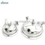 1.5" to 12" Hemispherical Lid Triclamp Collection Lid With FNPT/MNPT Ports thumbnail-2