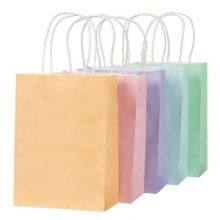 Party Favor Bags Pastel Paper Bags With Handles for Birthday Party Wholesale thumbnail-1