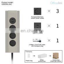 Kitchen Socket With European Sockets and USB QC Charger thumbnail-3