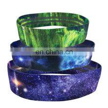 Custom Logo Exercise Workout Hip Circle Bands Stretch Custom Resistance Hip Band Fabric