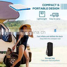 Yacht Dock Inflatable Floating Platform Inflatable Swim Platform Inflatable Water Yoga Mat thumbnail-4