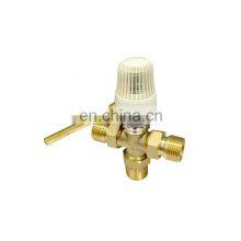 Custom Heating Control Dn25 Three Way Water Automatic Thermostatic Mixing Brass Valve