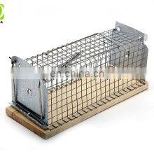 Wooden Based Metal Cage Humane Mouse Control Rat Rodent Mouse Cage Trap