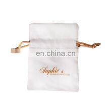 Custom Jewel Jewelry Ring Necklace Bracelet Packaging Pouch Flap Gift Bag Drawstring Jewellery Pouch and Box With Logo