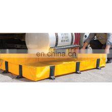 Ready Made 10'x10'x1' 12'x20'x1' 12'x30'x1' L-Rod Bracket Black Yellow Color Oil Containment Berm for Spill Control thumbnail-5