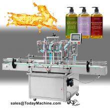 Automatic Vertical Piston Sauce Cream Jam Lotion Shampoo Liquid Filling Machine for Bottle Can