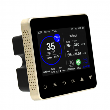 Smart LCD Color Screen VOC PM2.5 CO2 Temperature and Humidity Ventilation AC EC DC Fans HVAC Controllers thumbnail-3