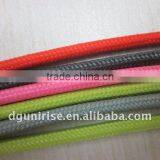 Pink Red Textile Braided Lamp Power Cord Plug