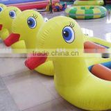 inflatable cartoon boat children boat water game