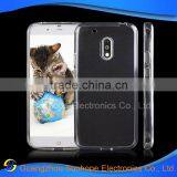 Clear Transparent Tpu Soft Cell Phone Case for MOTOROLA G4 Tpu Cover