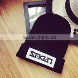 2016 Newest Cool Punk Rock Eye Pattern Rolled Brim Man Women Beanie Hats thumbnail-5