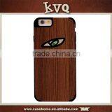 Gridiron Pattern Wood+PC Hard Back Cover Case for Iphone 6s thumbnail-4