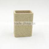 Natrual Polyresin Sandstone Bathroom Accessories Set for Hotel and Home thumbnail-3