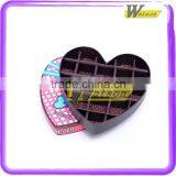 Romantic Heart Shape Chocolate Paper Gift Box , Paper Box Gift Box Packaging Box for Homemade