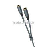 ROCK 3.5mm Audio Cable Y Splitter For IPhone for Android Mobile Phone Fashion 0.3m Audio Video Cable MT-5366 thumbnail-2