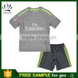 Real Free Sample to Euro Cheap Thai Quality Soccer Uniform Camisa Del Madrid Soccer Jersey for Kids Thai Quality thumbnail-4