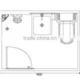 China Sanitary Ware Populer Modular Bathroom Toilet Set Price thumbnail-2