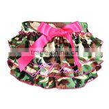 Viridian Chevron Shorts- Satin Fabric Baby Shorts- Kids Shorts With Big Bnows thumbnail-5