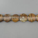 Picture Jasper Rough Coin,rough Coin Stone thumbnail-1