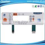 Chinese Custom Flat Membrane Keyboard With Transparent Window thumbnail-1