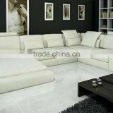 2015 Modern Design Top Grain Leather Sectional Sofa 9107