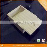 China Pine Wood Plank Polished Wood Gift Box With Sliding Lids thumbnail-3