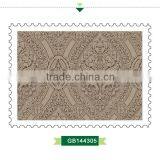 2016 Embossed Vinyl Coated Wallpaper, Latte Retro Damask Wall Mural for Home , New Design Wall Decor Manufacturer thumbnail-3