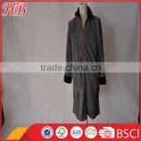 Coral Fleece Zip Bathrobe thumbnail-1