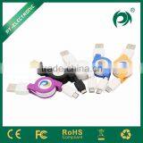 2015 New Product Retractable Colored Micro Usb Cable With Fashionable Design thumbnail-1