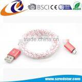 China Customized Data Transmission 1A Micro USB Data Cable thumbnail-4