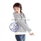 Custom Striped Pullover Sweatshirts Hoodies Women thumbnail-3