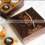 Baking Moon Cake Box Wholesale Mid-Autumn Black and Gold Boxes Portable Tin Box Cake Box thumbnail-1