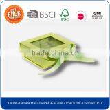 Flat Foldable Luxury Paper Packaging Boxes With Ribbon thumbnail-3