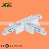 2 Wire Track Accessories T Connector for led lighting Track
