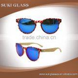 2016 Hot Selling Mirror Polarized Lens Wholesale Wooden Way Leg Sunglasses thumbnail-1