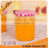 Wide Mouth GLASS 13 OUNCE JAR WITH LID For Crafts Or Storage thumbnail-1