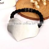2016 New Fashion Women Triangle Heart Square Shape Metal Elastic Hair Bands Hair Rope Hairbands Hair Accessories Jewelry