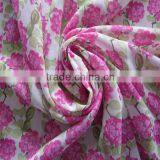 Polyester Fashinal Floral Printed Chiffon Fabric