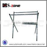 X Shape Stock Folded Steel Garment Rack Laundry Cloth Hanger thumbnail-1
