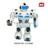 Plastic BO walking robot with music and light, dancing robot toys for kids