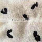 High Quality White and Black Polyester/ Acrylic Blend Faux Fur Fabric thumbnail-2