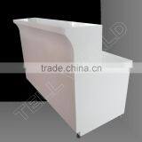 Reception Desk Design/high Glossy White Front Desk/simple Style Front Desk thumbnail-2
