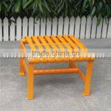 2 Feet Long Metal Backless Chair Outdoor Chair Without Back thumbnail-1